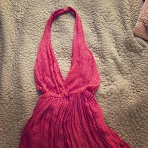 Chelsea and Violet Stunning Coral cocktail dress